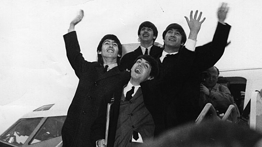 The Beatles arrive in the United Sates