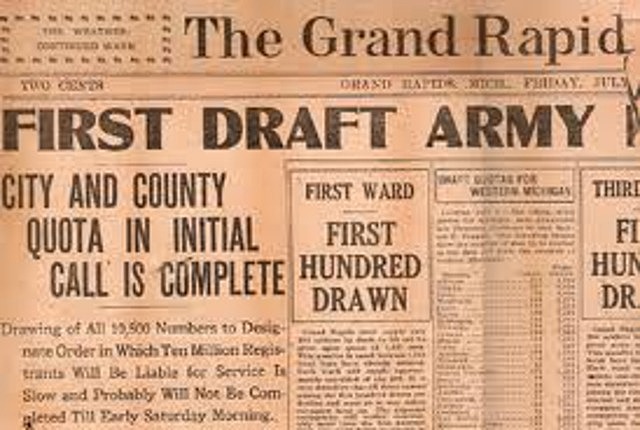 (US)Selective Service Act is Passed