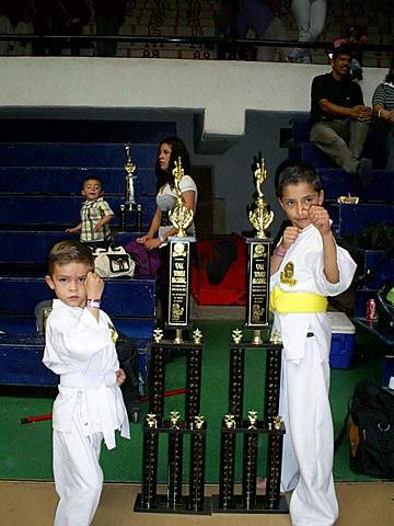 Estuvo en su primer torneo de Karate