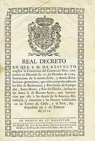 Decreto de Libre Comercio para América