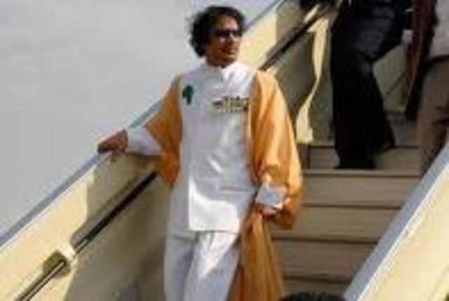 Idris taking over by Gaddafi