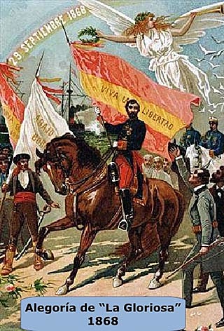 La gloriosa . Fin del reinado de Isalbel