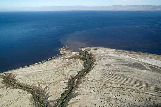 Irrigation Canal Dug in South California