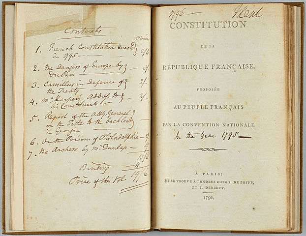 The constitution of 1795