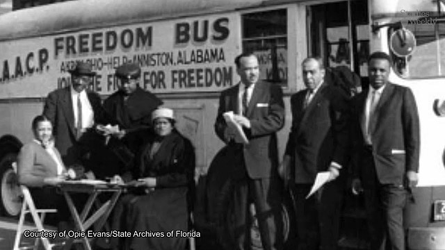 FREEDOM RIDERS ATTACK IN ANNISTON,AL