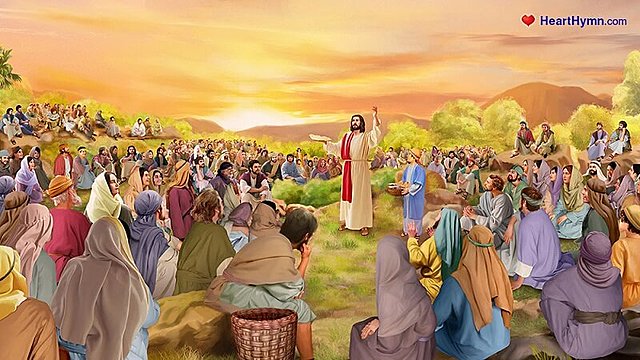 Jesus feed the Multitude