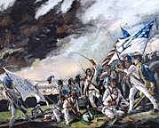 The battle of Rhonde island