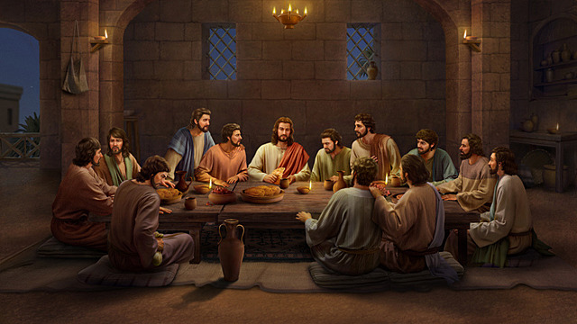 Communion "The Last Supper."