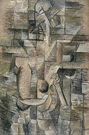 Mujer con mandolina - Braque