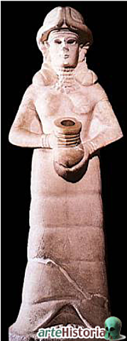 Diosa del Vaso Manante - Mari (1700 a.C.)