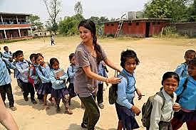 Selena's first charity work