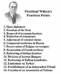 les 14 points de Woodrow Wilson