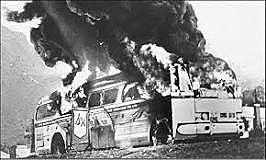 Freedom Riders Attack in Annistion, AL