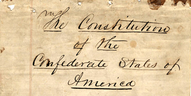 Constitution of the Confederacy is Signed