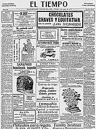 Periodico El Tiempo.