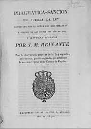 Derogacion de la ley Sálica