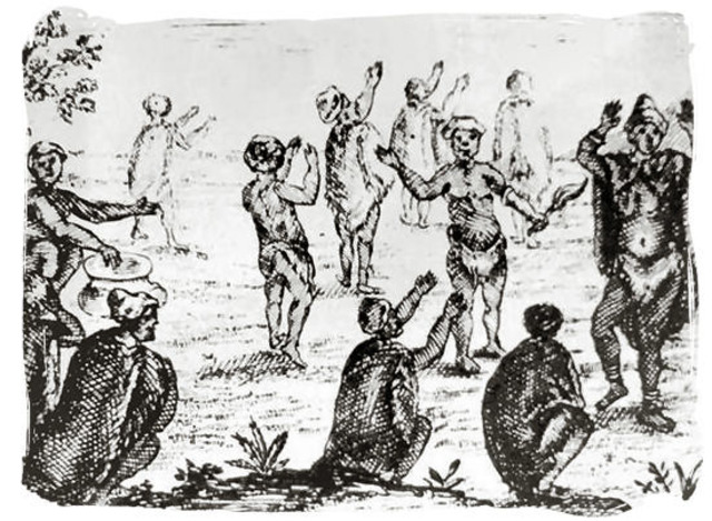 KhoiKhoi leader Autsumao is taken to Batawia