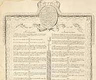 The National Assembly adopts the Declaration of the Rights of Man and the Citizen