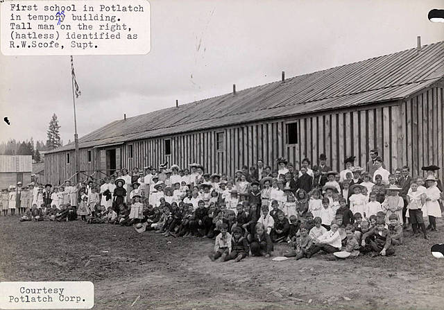 Temporary School Opens