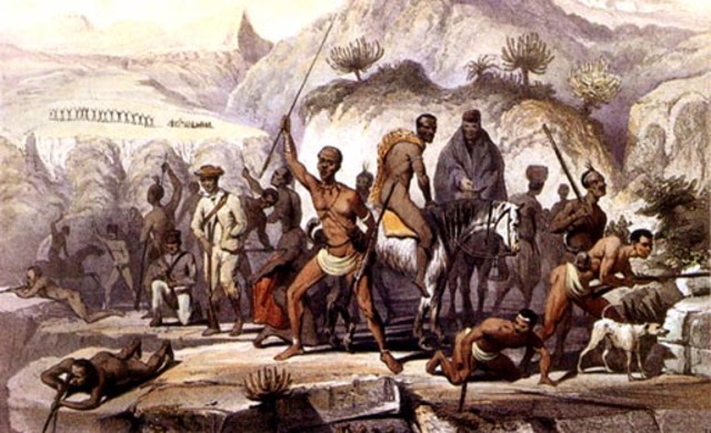 Xhosas moving south clash with the settlers at the Fish River starting the first of nine Cape Frontier Wars