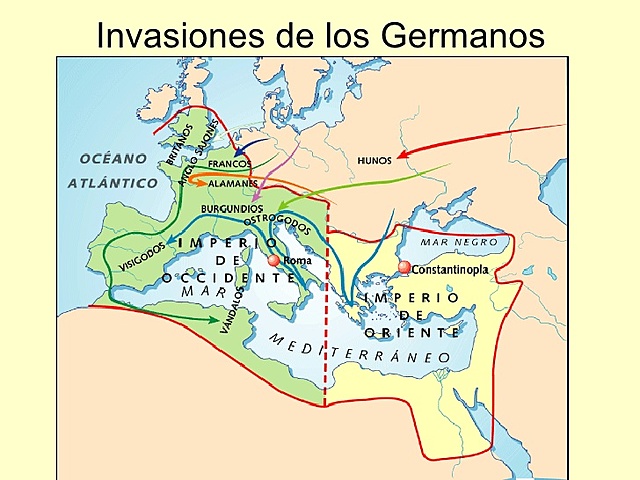 Invasiones de pueblos germánicos