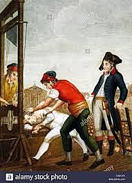 Robespierre guillotined