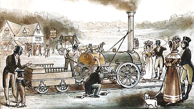 First Locomotive is tested in America