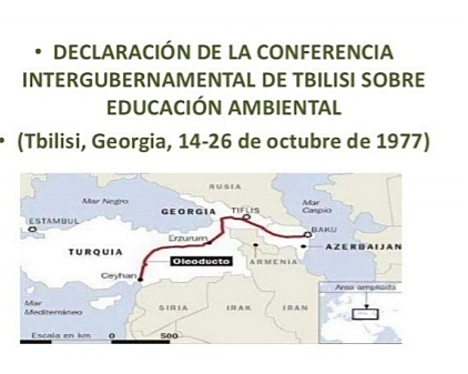 Primeira Conferencia Intergubernamental da Educación Ambiental en Tbilisi (Georgia)