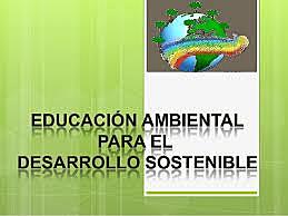 Conferencia mundial de educación ambienta para el desarroyo sostenible