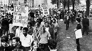 Protesters at the 1968 Democratic National Convention