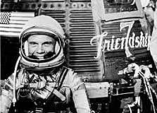 First man to orbit Earth by USA