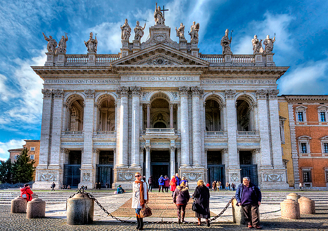 Archibasílica de San Juan de Letrán. Arte romano: Bajo Imperio.