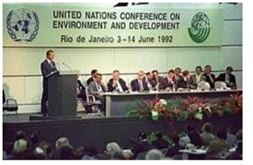 Conferencia das Nacións Unidas sobre medio Ambiente e Desarrollo ou Cumio da Terra ou “Rio 92” en Río de Janeiro