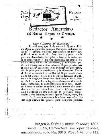 La prensa en la Nueva Granada