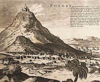 Inici de l'extracció de plata a Mèxic i Potosí