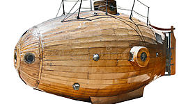 Timeline:  Submarí Isaac Peral 1888 (XIX) Per explorar el fons del mar i descobrir noves espècies.