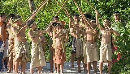 when humans started visting island taiwan