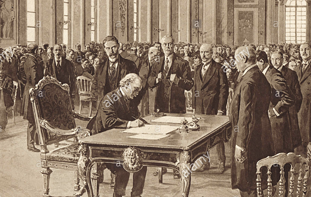 Treaty of Versailles signed