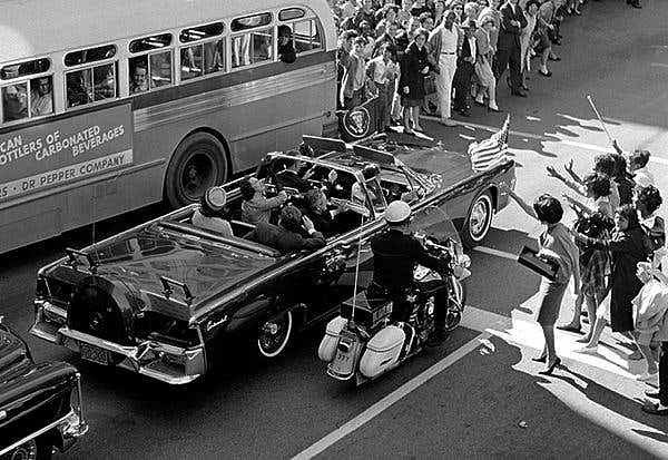 John F Kennedy is assassinated