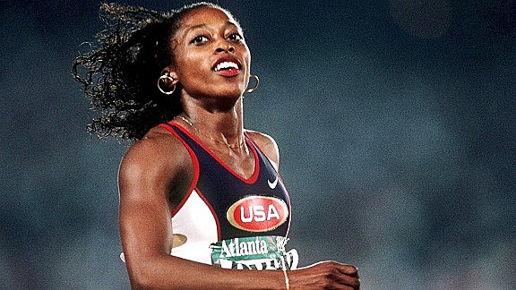 Olimpic games athletics 100 m female 1996