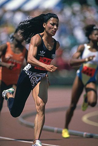 Olimpic games athletics 100 m female 1988