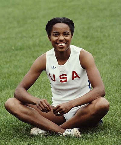 Olimpic games athletics 100 m female 1984