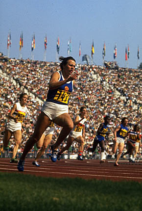 Olimpic games athletics 100 m female 1972