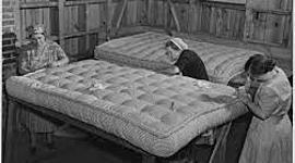 Timeline: El matalàs de motlles: Heinrich Westphal 1865 (XIX) Per dormir en una superfície tova i esponjosa i no dura o al terra.