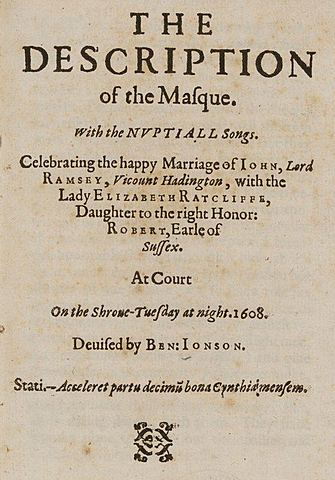 The Masque of Blackness - Ben Jonson
