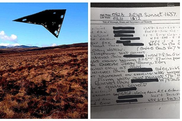 The UFO that crashed in Berwyn