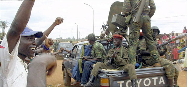 Military seizes power of the country/La Militaire saisit la puissance du le pays