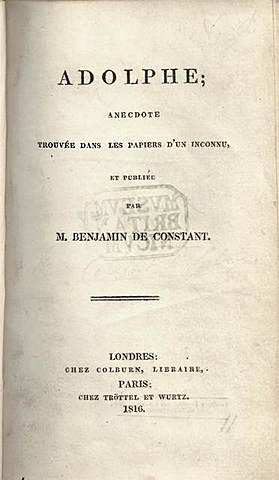 Б. Констан "Адольф"