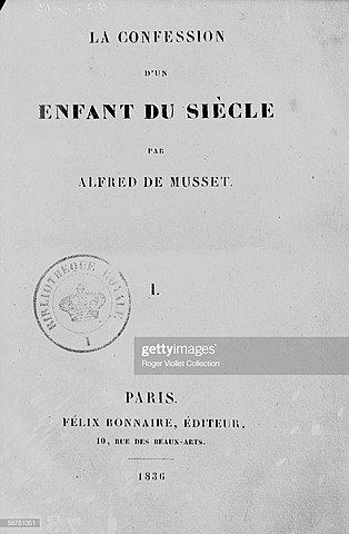А. де Мюссе "Исповедь сына века"