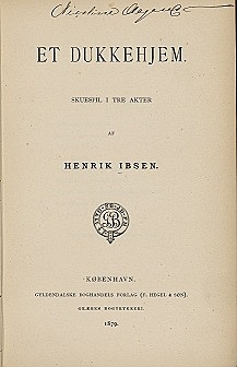 Г. Ибсен "Кукольный дом"